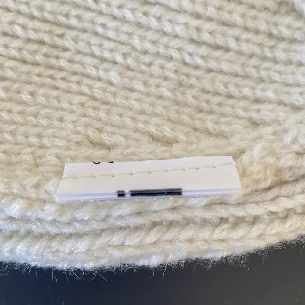 The North Face Cream Knit Beanie OS Unisex